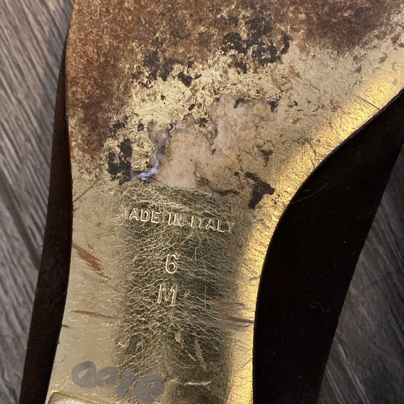 Vintage Juicy Couture suede ballet shoes size 6 - Picture 12 of 15